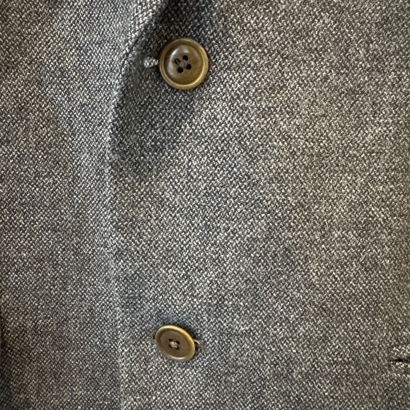 Next Tailoring Elbow Patch Blazer Wool Blend Mens 42L Slim Fit - Picture 5 of 7